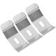 thumbnail image 2 of 3pcs Louver Blinds Brackets for Vertical Installation Lightweight Curtain Fixation Brackets for Easy Wall Mounting Compatible with Various, 2 of 5
