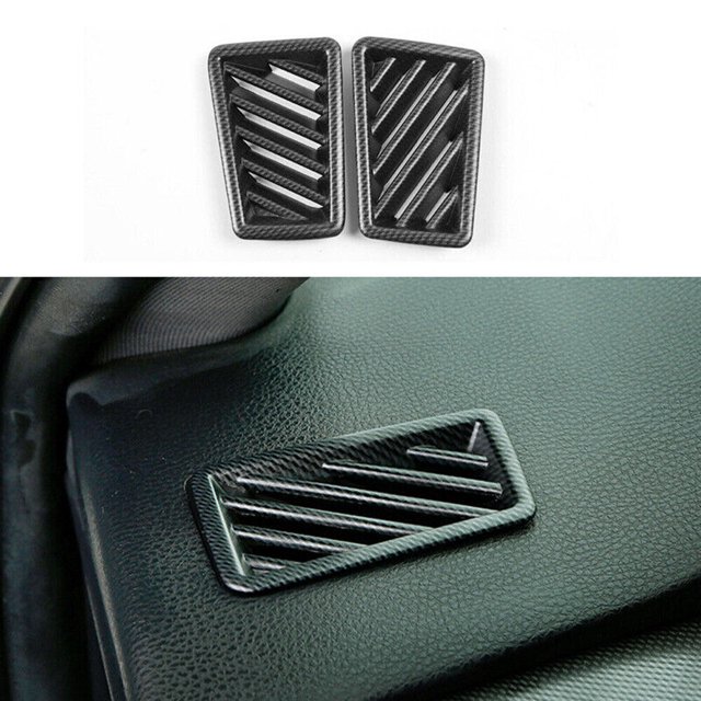 2 Pack Carbon Texture Dashboard L&R Air Vent Ventilation Trim for Toyota for AVALON 2019-21-