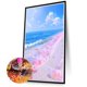 thumbnail image 1 of Cuadros Decorativos Pink Rose Beach 5D DIY Diamond Painting Kits Full Round Drill Wall Art (A6100) Tmvgtek embutido en tela, 1 of 8