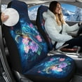 thumbnail image 3 of Uorisanigo Car Seat Covers Front Seats Only, 2-Pack Hawaiian Turtle Auto Seat Cover Set, Sideless Design for Easy Installation, Universal Fits Most Cars Trucks Vans SUVs, 3 of 7