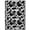 Black/White, variant on Lavish Home 60” x 80” Queen Size Waterproof Blanket for Bed, Couch, or Car (Cow Print)
