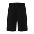 thumbnail image 5 of BLCHUNen Cargo Shorts for Mens Lightweight Drawstring Elastic with Zipper Pockets Hiking Camping Shorts, 5 of 7