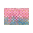 thumbnail image 4 of MKHERT Mermaid Scales Watercolor Fish Scales Placemats Table Mats for Dining Room Kitchen Table Decoration 12x18 inch,Set of 4, 4 of 4