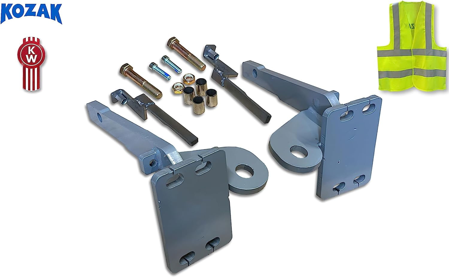 KOZAK Bumper Deer Moose Brush Guard Brackets Mounting Hardware Set compatible with EXGuard For