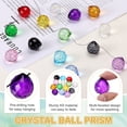 thumbnail image 3 of Uxell 20Pack Esfera de Cristal Prisma, 20mm/0.8" Esfera Decorativa Atrapa Luz del Sol, Púrpura, 3 of 6