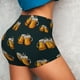 thumbnail image 4 of Fotbe Beer Shorts Sin Costuras – Shorts Deportivos de Cintura Alta para Mujer, Elásticos para Gimnasio, Yoga, Running o Ciclismo-Small, 4 of 8