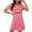 Hot Pink1, variant on Juslio Women Nightgowns Plus Size Comfortable Short Cooling Casual Pajamas