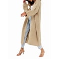 thumbnail image 2 of Women'S Oversized Long Cardigan Open Front Duster Sweater Cardigan Khaki XL, 2 of 10