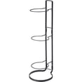 thumbnail image 1 of Free Standing 3-Tier Basketball Storage Rack Vertical Display Stand for Volleyball Sports Equipment, Convenient Black, 1 of 5