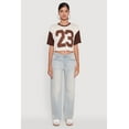 thumbnail image 3 of Womens 23 Graphic Cropped Football T-Shirt, 3 of 5