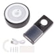 thumbnail image 1 of Anillo de puerta inteligente Inducción del cuerpo humano Anillo de puerta alimentado por USB IP55 Impermeable 58 tonos de llamada Anillo de puerta para hotel familiar Edificio de oficinas Negro, 1 of 13