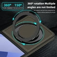 thumbnail image 3 of Dteck for Samsung Galaxy Z Flip 7 Case with Magnetic Ring Stand, Compatible with MagSafe, Carbon Fiber Texture Shockproof Slim Fit Anti-Scratch Cover with Screen Protector for Samsung Z Flip 7,Coffee, 3 of 8