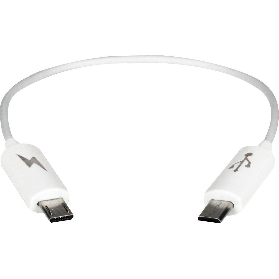 Qvs Microusb/power Data Transfer Cable Microusb/power For Tablet, Smartphone 10" 1 X