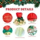 thumbnail image 5 of Vestido navideño para perros, vestido navideño para perros, falda de tul para cachorros, disfraz navideño para perros pequeños, ropa para gatos y mascotas (tamaño mediano, navideño), 5 of 6