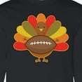thumbnail image 4 of Inktastic Thanksgiving Day Turkey Football Fan Long Sleeve T-Shirt, 4 of 5