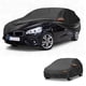 thumbnail image 1 of Cubierta de coche impermeable Unique Bargains para todo clima, protección contra sol y lluvia, cubierta exterior de película de aluminio negra con tiras reflectantes [para BMW Serie 2 Hatchback], 1 of 5