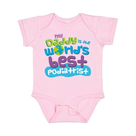 

Inktastic Daddy Worlds Best Podiatrist Gift Baby Boy or Baby Girl Bodysuit