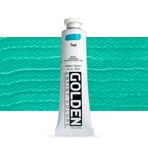 Golden Heavy Body Artist Acrylics - Teal, 2 oz Tube