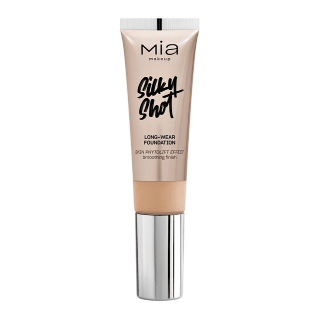 Silky Shot Foundation - Base alisadora de cobertura media-alta
