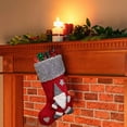 thumbnail image 6 of 3D Faceless Doll Christmas Stocking, Large Capacity Gift Bag for Fireplace Mantle, Festive Holiday Hanging Decor for Staircase Door(B), 6 of 7