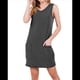 thumbnail image 2 of Chaleco Tipo Jersey para Mujer, Vestido Liso con Bolsillos, Gris Oscuro, Talla XL, 2 of 6