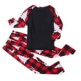 thumbnail image 3 of LSLJS Christmas Pajamas Pyjamas de Noël Assortis pour la Famille, Ensemble Assorti pour la Famille, Pyjamas de Noël pour la Famille, Ensemble Haut à Carreaux Rouges et Pantalons Longs, Ensembles de Vêtements de Nuit pour les Fêtes de Noël, 3 of 4