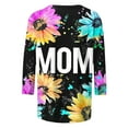 thumbnail image 4 of BLTIBY Mama Shirts for Women Mothers Day Mommy Mom Graphic Short Sleeve Round Neck T Shirts Casual Pullover Tops Tee Gifts Black 3XL, 4 of 5