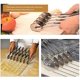 thumbnail image 4 of Food Grade Stainless Steel Pizza Cutter Multi-Wheel Dough Divider Pastry Knife Baking Cutter (5 Wheel), 4 of 5