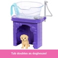 thumbnail image 5 of Barbie World Paw Spa Playset with 3 Pets, Wash and Groom Stations [Walmart Exclusive], 5 of 8