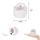 thumbnail image 2 of 12 Uds. Temporizador de velas de té con Control remoto, vela sin llama con pilas de larga duración con bombilla ámbar parpadeante, luz de té eléctrica, 2 of 5