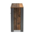 thumbnail image 4 of Bowery Hill Brown Finished Wood and Grey Metal 3-Door Sideboard Buffet, 4 of 9