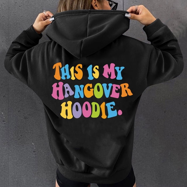 Women Fall Winter Colorful Letter Color Block Printing V-Neck Crop Workout Long Sleeve Sexy Long Hoodied Tops Pullover Blouse