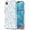 Blue Ocean World, variant on Clear Case for iPhone 16e Cute Bee Floral Daisy, White Flower Pattern Design Girls Soft TPU Protective Shockproof Mobile Phone Case for iPhone 16e Women