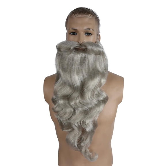 Santa Beard Long 60 White - One size White