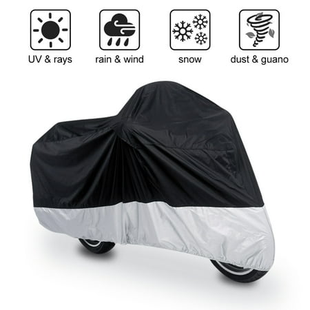 XXXL 190T Motorcycle Cover Outdoor Waterproof For Harley Davidson Electra Glide Ultra (Best Outdoor Motorcycle Cover)