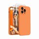 thumbnail image 1 of Chenchen Designed for iPhone 14 Pro Case, Silicone Upgraded [Camera Protection] Phone Case, Soft Anti-Scratch Microfiber Lining Inside, 6.1 inch,Kumquat, 1 of 1