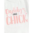 thumbnail image 5 of Toddler Baby Girl Easter Outfit Bunny Rabbit Short Sleeve T-Shirt Tops Bell-Bottom Flared Pants Sets Clothes, 5 of 8