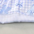 thumbnail image 6 of WUANDIXFA Pajamas for Kids GirlsGirls Satin Button Down Long Sleeve Pajama Set 2 Piece Set,Light Blue,5-6 Years, 6 of 9