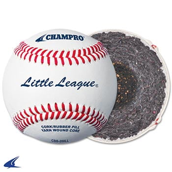 Full Grain Leather Baseball - Little League Game RS- Cushion Cork Core- Full Grain Leather Cover Baseball