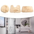 thumbnail image 3 of Conjunto de Alfombras de Baño de Chenilla de 3 Piezas con Respaldo Antideslizante y Cont, 3 of 5