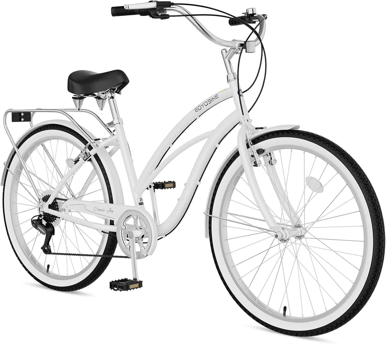 Zukka Cruiser Bike 26 inch Folding City Bicycle for Women Single