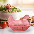 thumbnail image 3 of YingYouFu Vintage Glass Hen on Nest Dish with Lid - Large Pedestal Rooster Glass Candy Bowl, Colorful Crystal Candy Jar for Snacks, Dessert, Cookies | Home Kitchen Office Tabletop Decor, 3 of 4