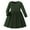 Green A, variant on Ashirexll Girls Long Sleeve Dress, Dresses for Girls, 3-10Y Kids Long Sleeve Winter Dress Solid Color Casual and Warm Sweater Dress