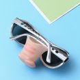 thumbnail image 2 of Gafas de sol con forma de nariz de cerdo para Halloween, divertidas gafas de sol con forma de hocico de cerdo, llamativas gafas de recuerdo para fiestas, accesorios divertidos para disfraz (plateados), 2 of 8