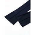 thumbnail image 5 of Women's High-Waisted Flare Pants, Front Seam Detail, Stretch Fabric, Suitable For Casual, Formal Occasions And Parties, Black, 5 of 5
