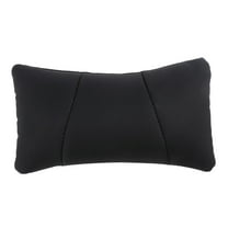 Worgeous Travel Neck Pillow PU Leather Car Headrest Cushion 1Pack 10.2x5.9x3.1in