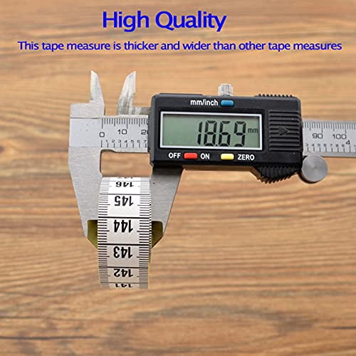 Octpeak Soft Tape Measure,Fabric Tape,6Pcs Soft Tape Measure Double Scale  Easy Reading Stretch Resistant Measuring Tape For Body Measurement Sewing