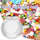 thumbnail image 1 of Plastic Containers Food Canisters Round Jars Candy Storage Decorations, 1 of 5
