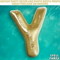 thumbnail image 4 of Pool Party Decorations Inflatable Pool Floats Single Letter (A) by FFIY– Large 20” Gold Alphabet Letter Balloon Indoor Outdoor Decor for Beach Party and Backdrop Banner, 4 of 8
