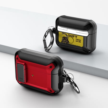 Duo Shield Secure Lock Designed For Airpods Pro With Hook  Red/Black price history on PriceWatchPro
